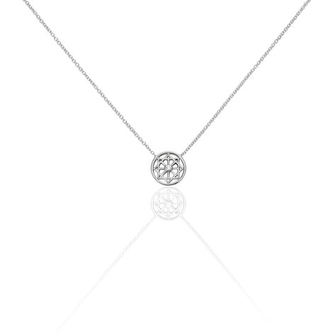Collier Peinda Argent Blanc Oxyde De Zirconium - Colliers fantaisie Femme | Histoire d&rsquo;Or