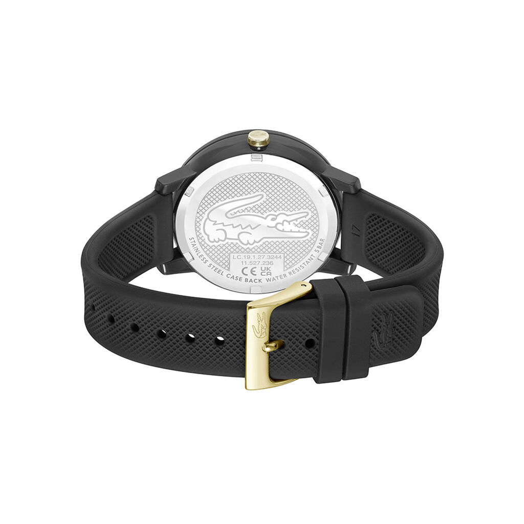 Montre Lacoste 12.12 Noir - Montres Femme | Histoire d’Or