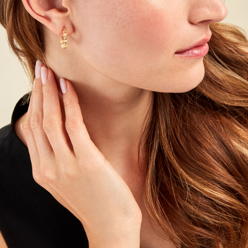 Créoles Ladonna Or Jaune - Boucles d'oreilles créoles Femme | Histoire d’Or