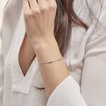 Bracelet Eucleia Argent Blanc - Bracelets Femme | Histoire d&rsquo;Or