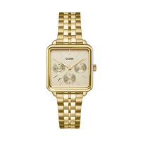 Montre Cluse La Tetragone Multifunction Doré