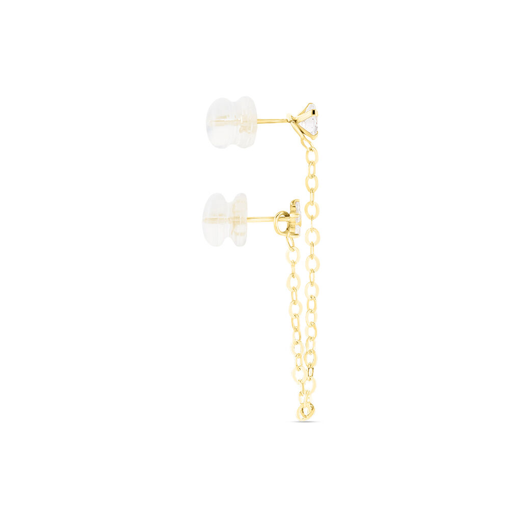 Bijou D'oreille Unitaire Candia Or Jaune Oxyde De Zirconium - Ear cuffs Femme | Histoire d’Or