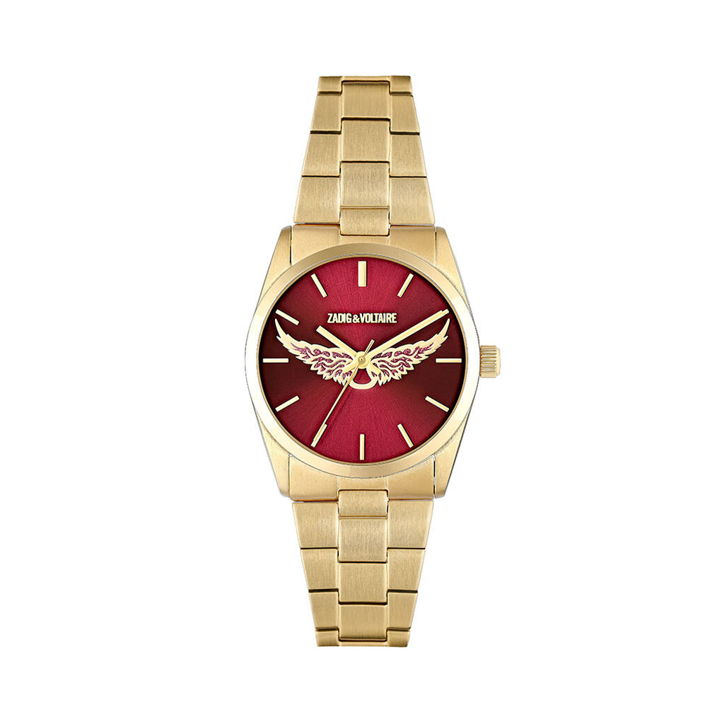 Montre Zadig Et Voltaire Zadig 36 Bordeaux - Montres Femme | Histoire d&rsquo;Or