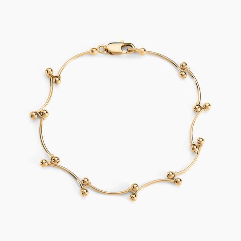 Bracelet Assma Plaqu&eacute; Or Jaune - Bracelets Femme | Histoire d&rsquo;Or