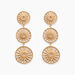 Boucles D'oreilles Pendantes Rosae Plaque Or Jaune - Boucles d'oreilles pendantes Femme | Histoire d’Or