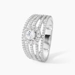 Bague Solitaire Iolente Argent Oxyde De Zirconium - Bagues solitaires Femme | Histoire d&rsquo;Or