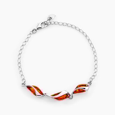 Bracelet Argent Blanc Eve-liseae Ambre - Bracelets Femme | Histoire d&rsquo;Or