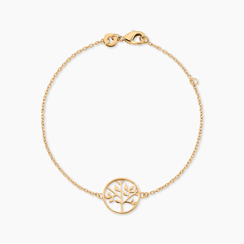 Bracelet Plaque Or Jaune Galvina - Bracelets Femme | Histoire d&rsquo;Or
