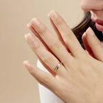 Bague Lola Or Bicolore Diamant - Bagues solitaires Femme | Histoire d&rsquo;Or
