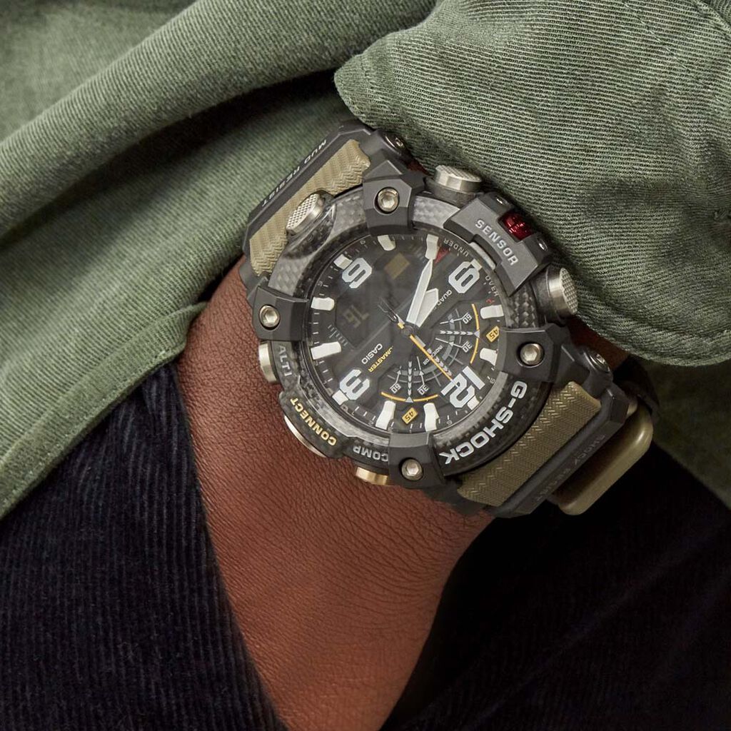 Montre Hybride Casio G-shock Mudmaster Noir - Montres connectées Homme | Histoire d’Or