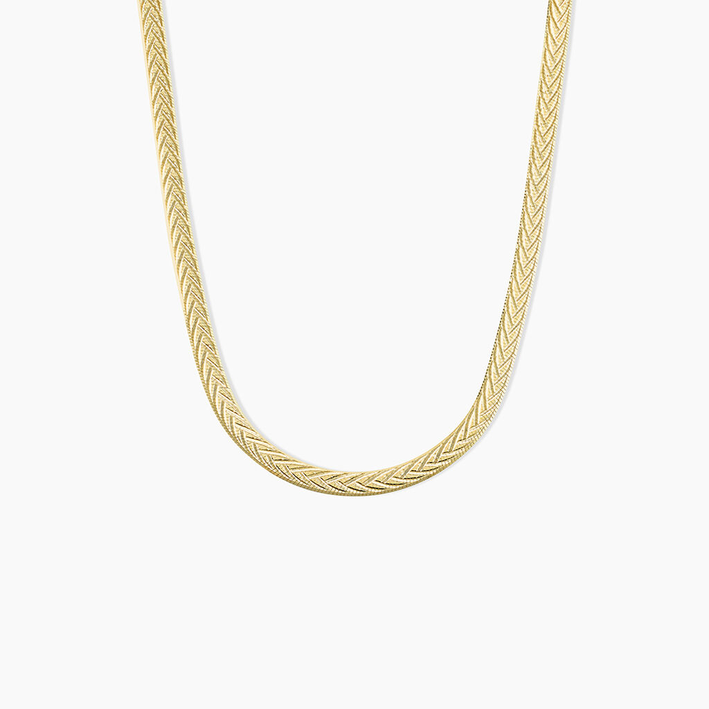 Collier Argent Jaune Alay - Chaines Femme | Histoire d’Or