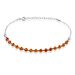Bracelet Costin Argent Ambre - Bracelets fantaisie Femme | Histoire d’Or