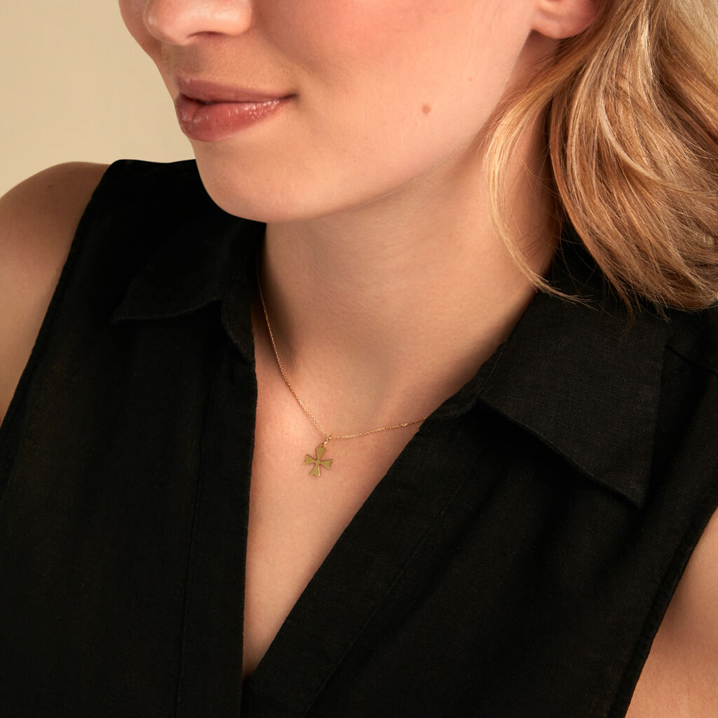 Pendentif Cher Or Jaune - Pendentifs Communion Femme | Histoire d&rsquo;Or