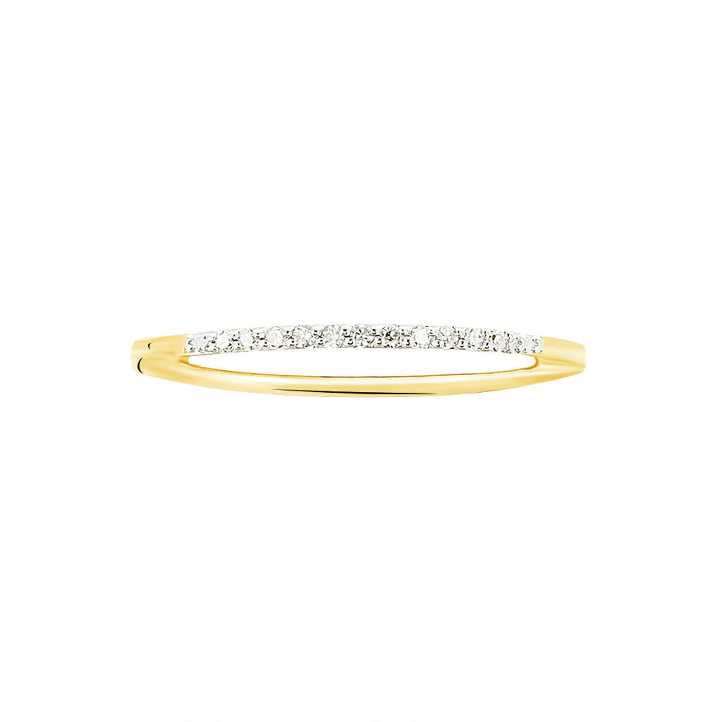 Bague Arslane Or Jaune Diamant - Bagues avec pierre Femme | Histoire d’Or