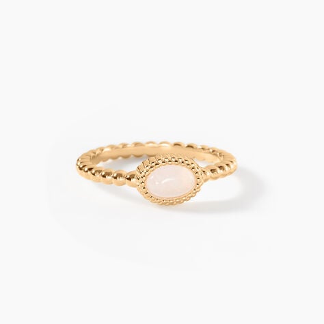 Bague Memory Plaqu&eacute; Or Jaune Quartz - Bagues solitaires Femme | Histoire d&rsquo;Or