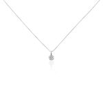 Collier Or Blanc Ruta Diamants - Colliers Femme | Histoire d&rsquo;Or