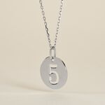 Pendentif Efiso Argent Blanc - Pendentifs Famille | Histoire d&rsquo;Or