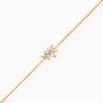 Bracelet Waouh Plaqu&eacute; Or Jaune Oxyde De Zirconium - Bracelets Femme | Histoire d&rsquo;Or