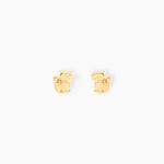 Boucles D'oreilles Puces Florenta Chat Or Jaune - Clous d'oreilles Enfant | Histoire d&rsquo;Or