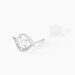 Boucles D'oreilles Puces Or Blanc Lydia Oxydes De Zirconium - Clous d'oreilles Femme | Histoire d’Or