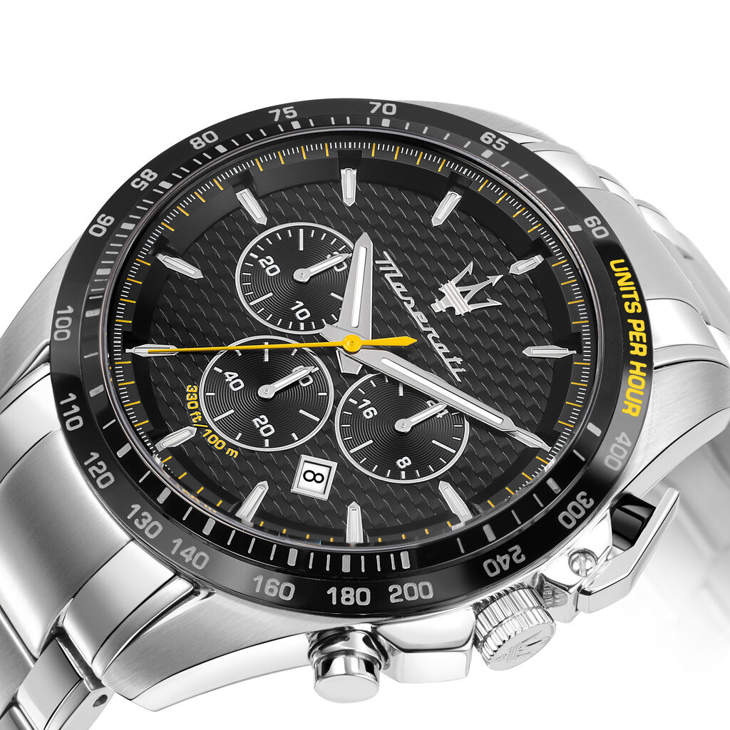 Montre Maserati Traguardo Noir - Montres Homme | Histoire d’Or