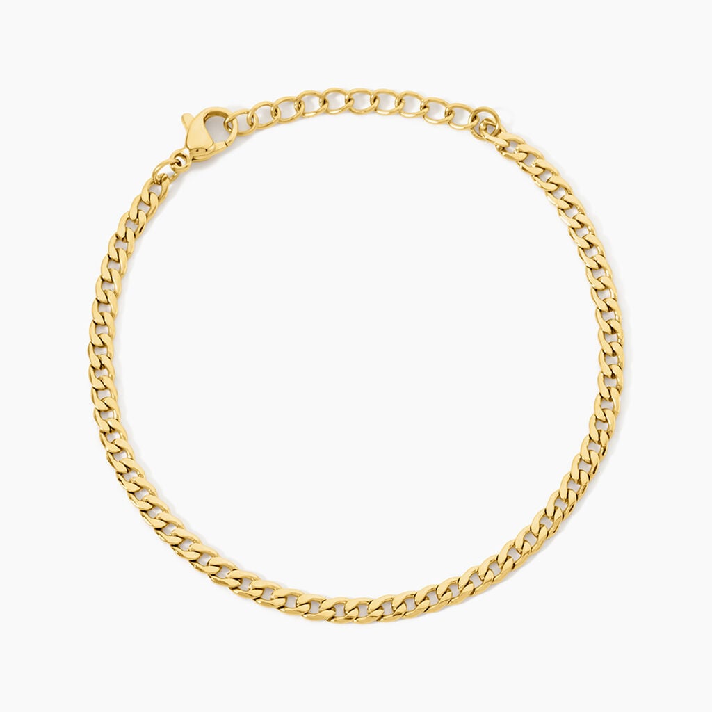 Bracelet Lili Acier Jaune - Bijoux sans pierre Femme | Histoire d&rsquo;Or