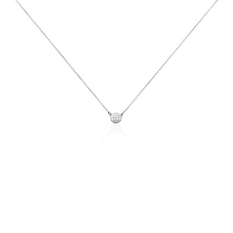 Collier Teani Or Blanc Diamant - Colliers Femme | Histoire d’Or