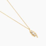 Collier Bebinn Or Jaune Oxyde De Zirconium Blanc - F&ecirc;te des m&egrave;res Femme | Histoire d&rsquo;Or