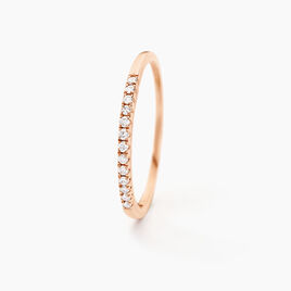 Alliance Pristina Or Rose Diamant - Alliances Femme | Histoire d’Or