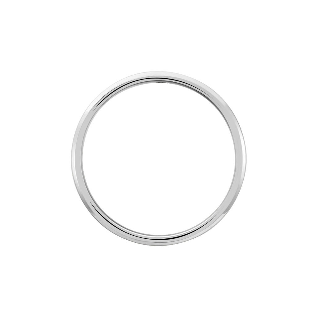 Alliance Rominus Ruban Plat Palladium Blanc - Alliances Homme | Histoire d’Or