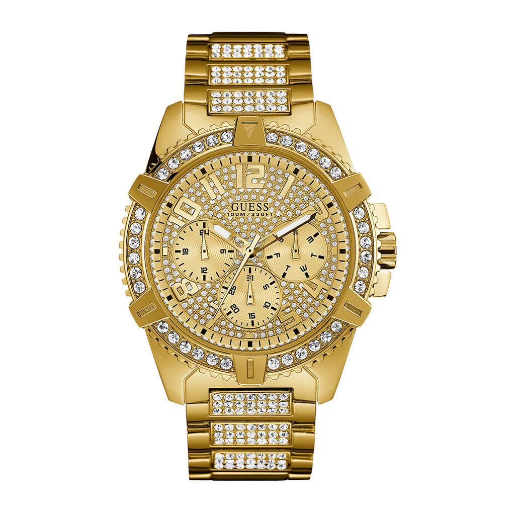 Montre Guess Frontier Jaune - Montres Homme | Histoire d&rsquo;Or