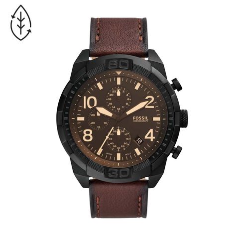 Montre Fossil Bronson Noir - Montres Homme | Histoire d’Or