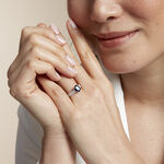 Bague Crista Or Blanc Saphir Et Diamant - Bagues solitaires Femme | Histoire d&rsquo;Or