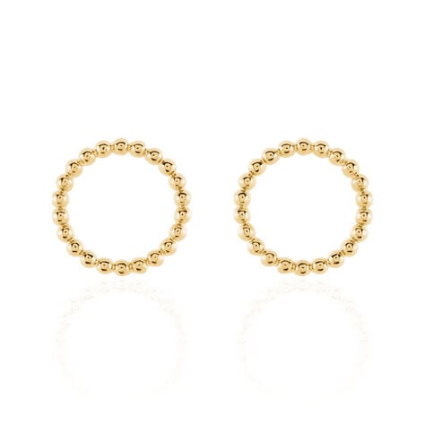 Boucles D'oreilles Puces Abigael Plaqué Or Jaune - Boucles d'oreilles fantaisie Femme | Histoire d’Or