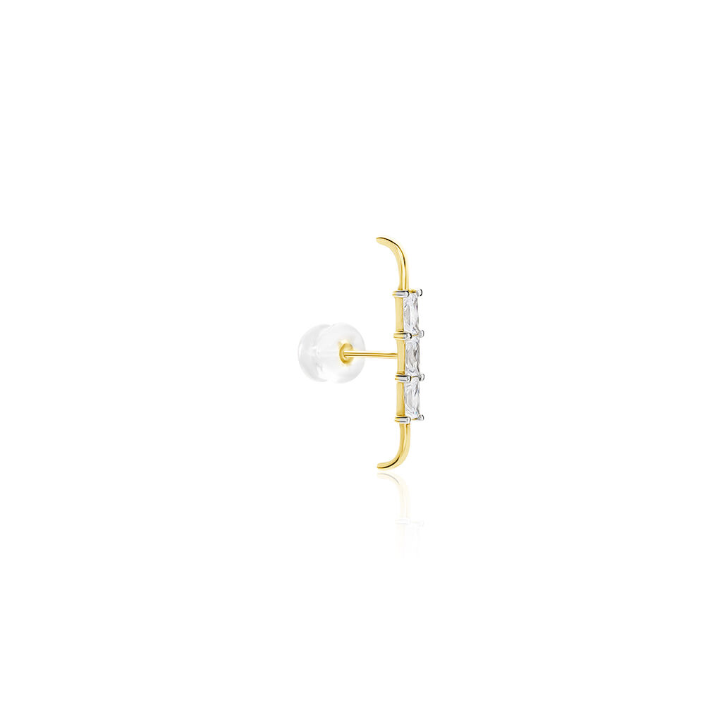Bijou D'oreille Unitaire Alon Or Jaune Oxyde De Zirconium - Ear cuffs Femme | Histoire d’Or