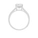 Bague Solitaire Carolina Or Blanc Oxyde De Zirconium - Bagues solitaires Femme | Histoire d’Or