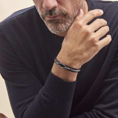 Bracelet Acier Blanc Neo - Bracelets Homme | Histoire d’Or