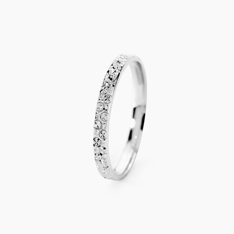 Alliance Fantaisie Diamantee Or Blanc - Alliances Unisex | Histoire d&rsquo;Or