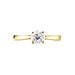 Bague Solitaire Fiona Or Jaune Diamant Synthetique - Bagues solitaires Femme | Histoire d’Or