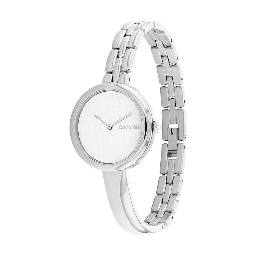 Montre Calvin Klein Bangled Argent&eacute; - Montres Femme | Histoire d&rsquo;Or