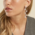 Boucles D'oreilles Pendantes Daisy Argent Blanc Oxyde De Zirconium - Boucles d'oreilles pendantes Femme | Histoire d&rsquo;Or