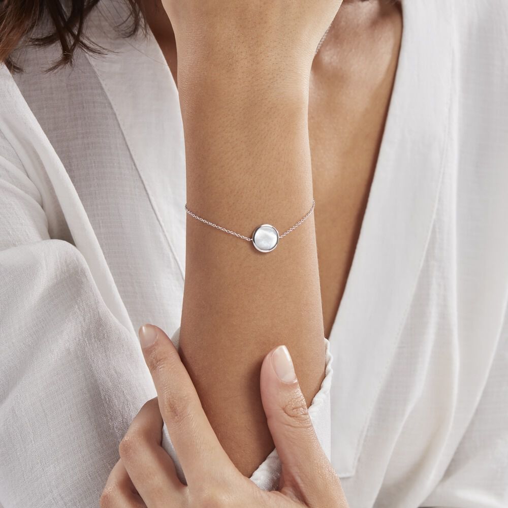 Bracelet Organic pink mother-of-pearl - Claverin