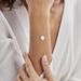 Bracelet Saül Argent Blanc Nacre - Bracelets fantaisie Femme | Histoire d’Or