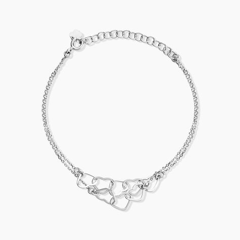 Bracelet Chiara Argent Blanc - Bracelets Femme | Histoire d’Or