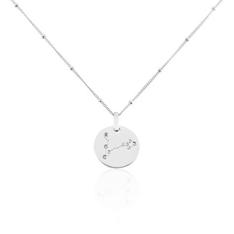 Collier Astr Argent Oxydes De Zirconium - Colliers Zodiaque Femme | Histoire d’Or