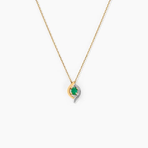 Collier Lydia Or Jaune Emeraude - Colliers Femme | Histoire d&rsquo;Or