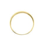 Bague Banda Or Jaune Oxyde De Zirconium - Bagues avec pierre Femme | Histoire d&rsquo;Or