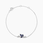 Bracelet Angie Or Blanc Saphir Diamant - Bracelets Femme | Histoire d&rsquo;Or