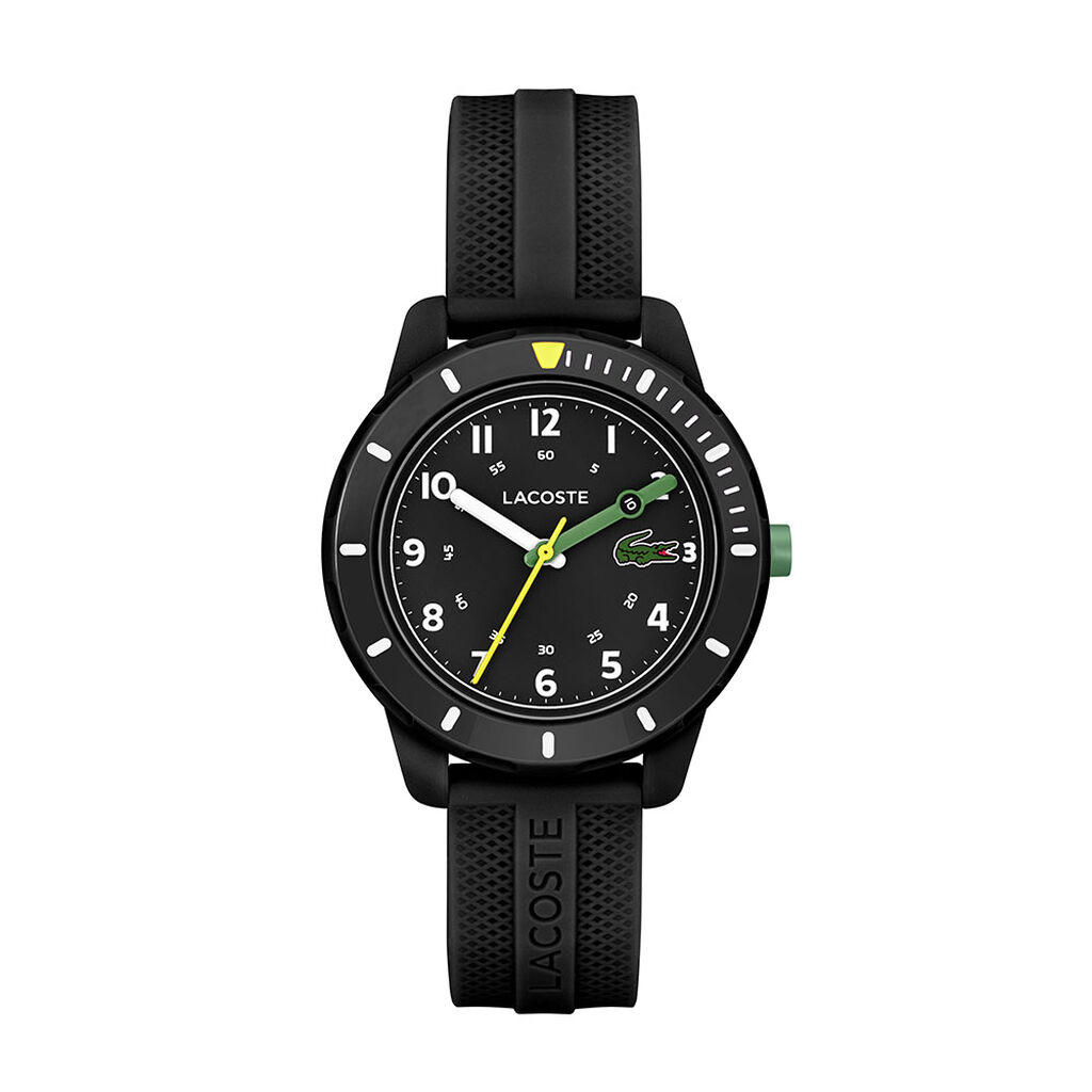 Montre Lacoste Lacoste Mini Tennis Noir - Id&eacute;es cadeaux Enfant | Histoire d&rsquo;Or
