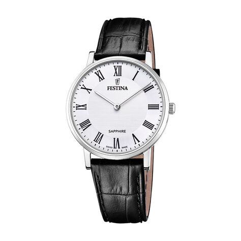 Montre Festina Swiss Made Blanc - Montres suisses Homme | Histoire d’Or